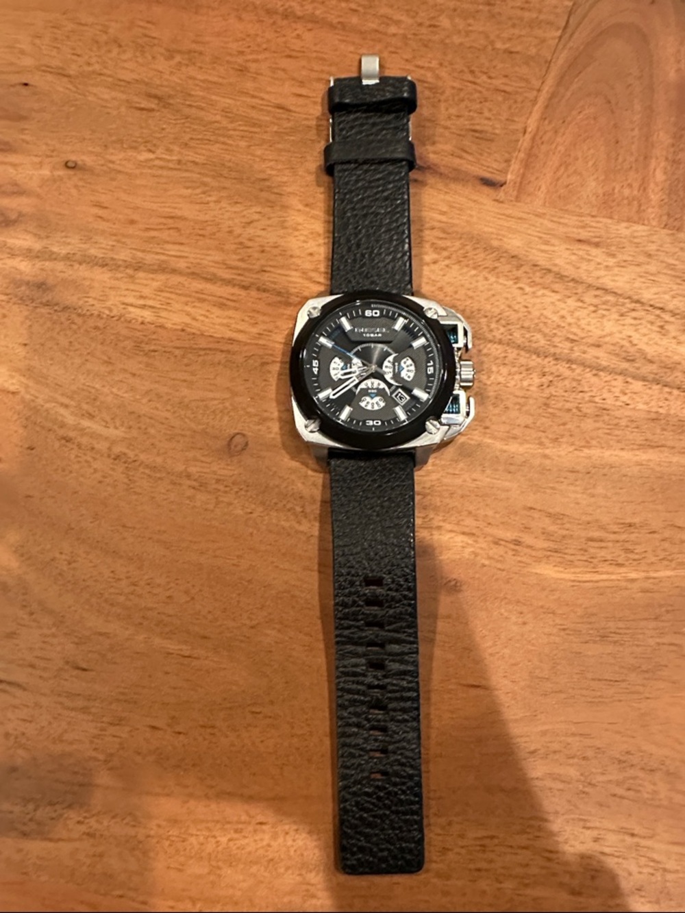 Diesel Black and Blue Chronograph Watch - Picture 4 of 4